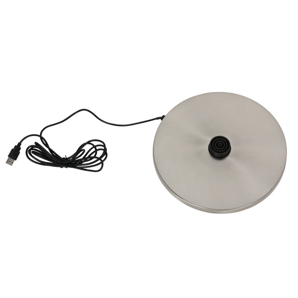 Leeslamp glowgo 4603st – stalen vloerlamp met accu en leeslicht