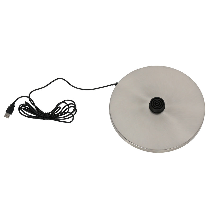 Leeslamp glowgo 4603st – stalen vloerlamp met accu en leeslicht