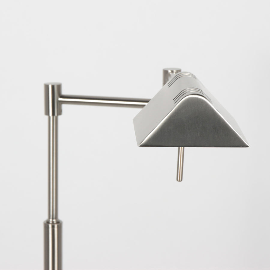 Leeslamp glowgo 4603st – stalen vloerlamp met accu en leeslicht