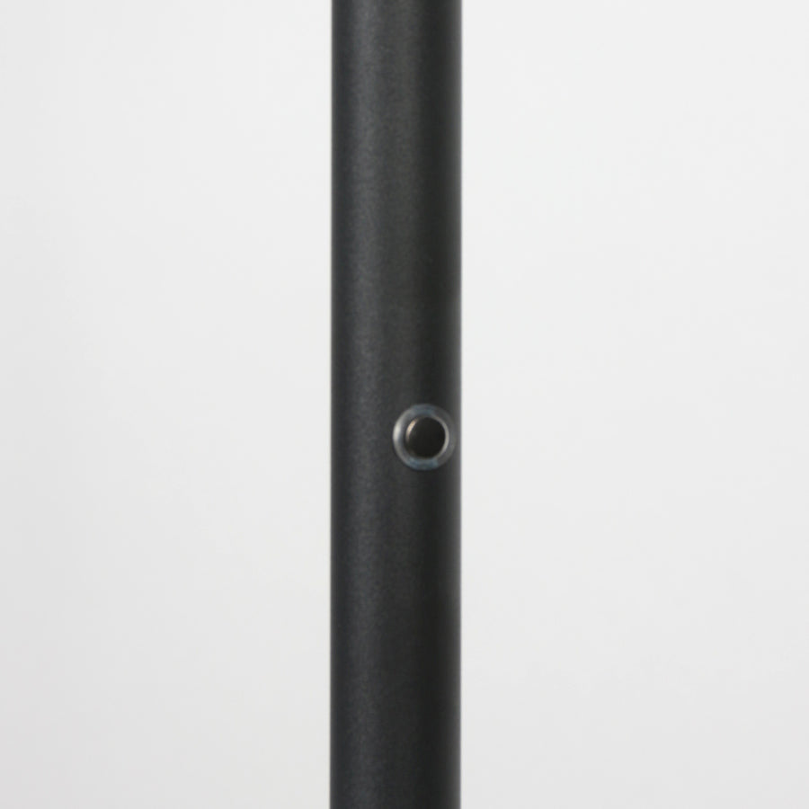 Leeslamp glowgo 4603zw – zwarte vloerlamp met accu en verstelbare arm