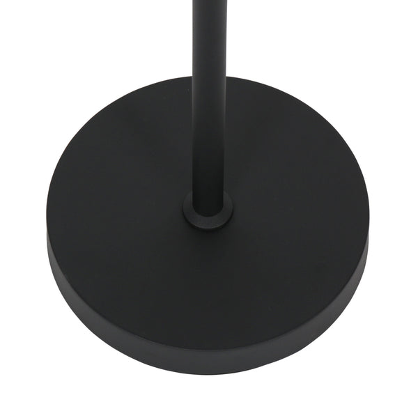 Leeslamp glowgo 4603zw – zwarte vloerlamp met accu en verstelbare arm