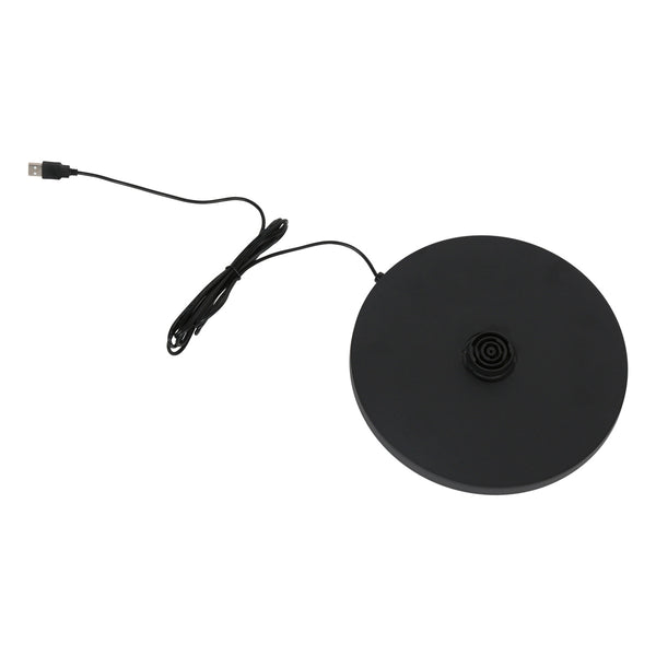 Leeslamp glowgo 4603zw – zwarte vloerlamp met accu en verstelbare arm