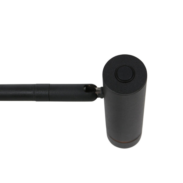 Tafellamp lumo 4606zw - zwarte verstelbare leeslamp met led