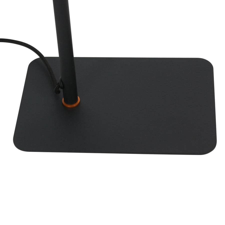 Tafellamp lumo 4606zw - zwarte verstelbare leeslamp met led