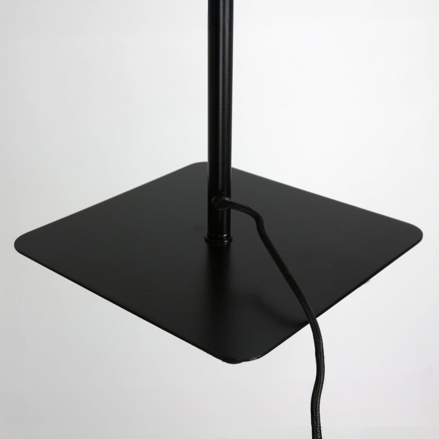 Vloerlamp lumo 4608br – moderne tweelichts leeslamp met bronzen accenten