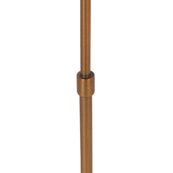 Tafellamp bollique 4610br bronskleurige lamp met amber glas