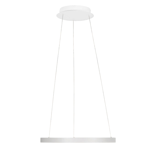 Witte hanglamp ringlede 4612w met cable-lift systeem