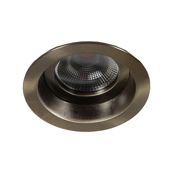 Pelite 4705br – bronzen inbouwspot met twee lichtstanden
