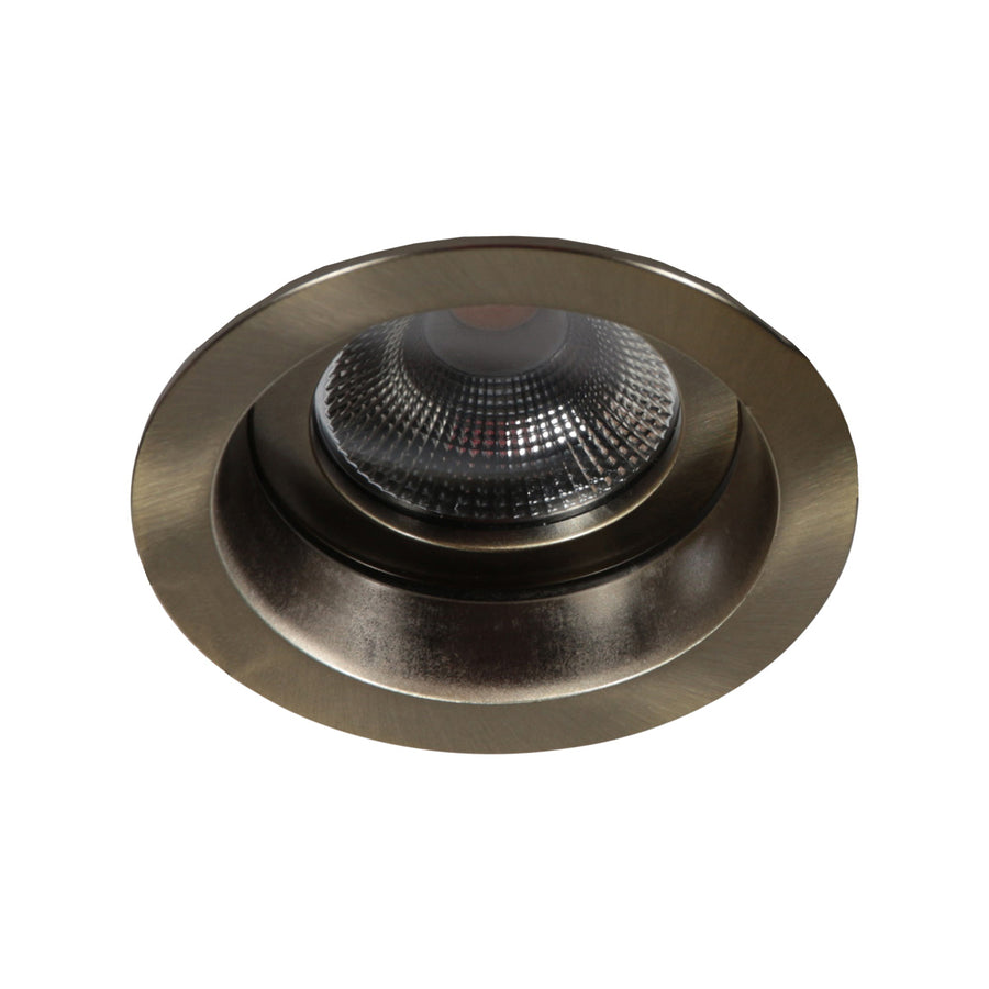 Pelite 4705br – bronzen inbouwspot met twee lichtstanden