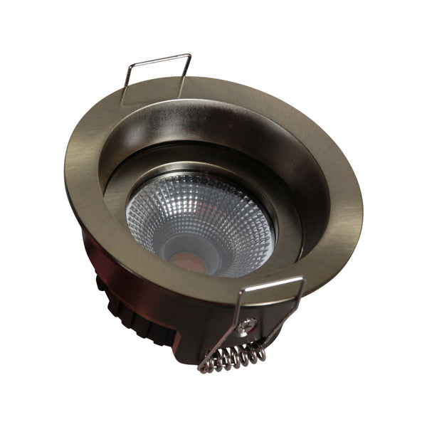 Pelite 4705br – bronzen inbouwspot met twee lichtstanden