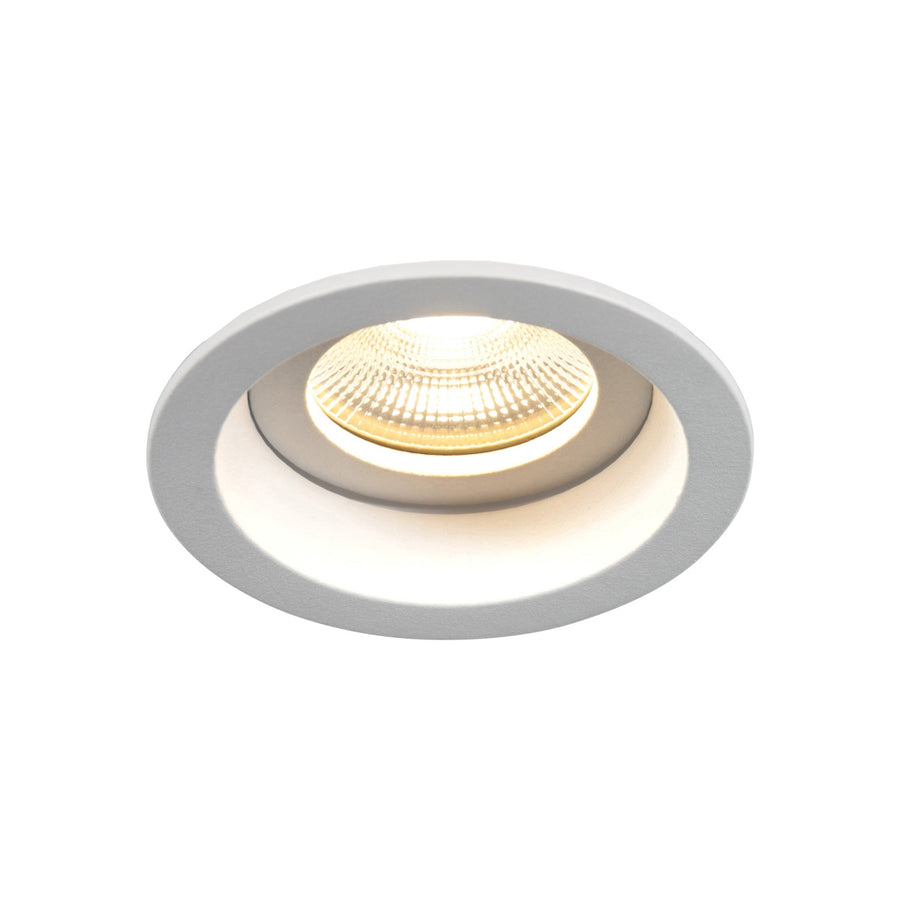 Pelite 4705w – mat witte inbouwspot met twee lichtstanden