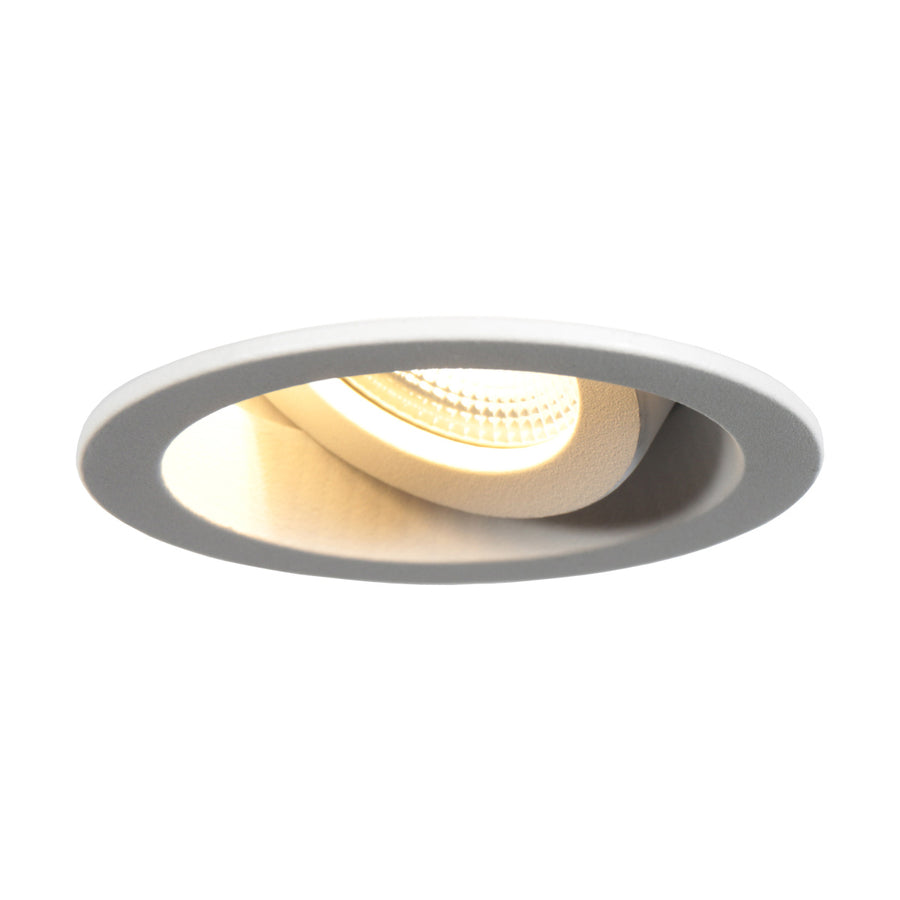 Pelite 4705w – mat witte inbouwspot met twee lichtstanden