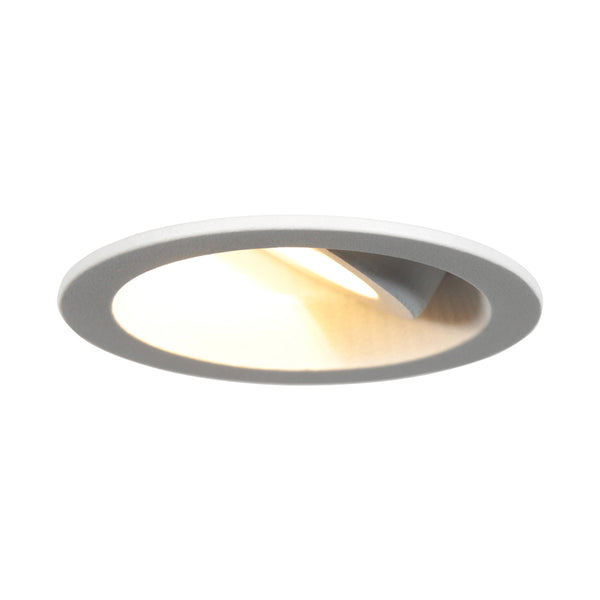 Pelite 4705w – mat witte inbouwspot met twee lichtstanden