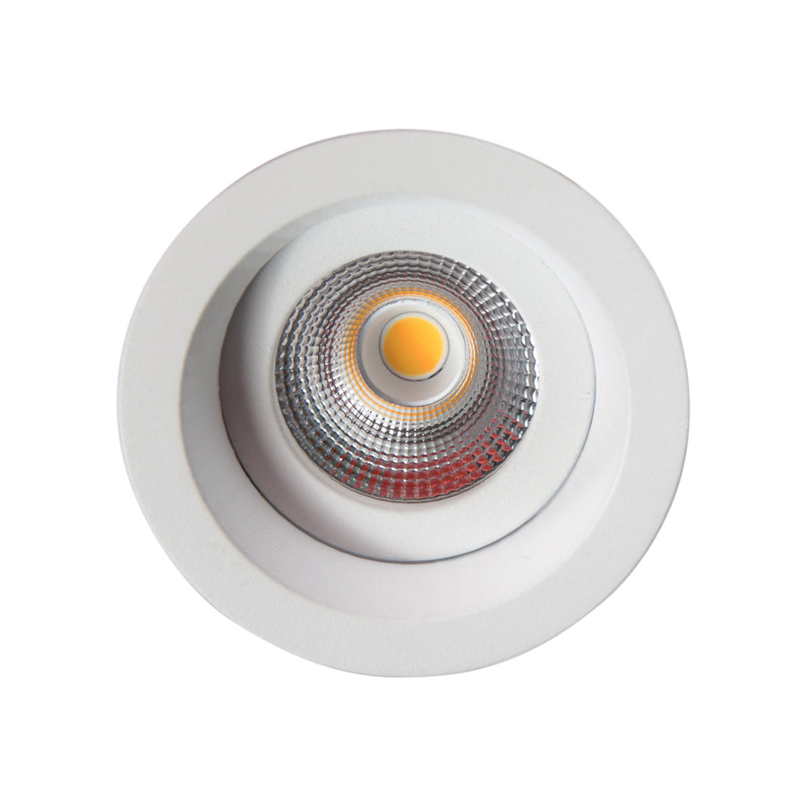 Pelite 4705w – mat witte inbouwspot met twee lichtstanden