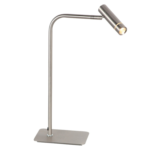 Volari 4709st stalen tafellamp met touchdimmer