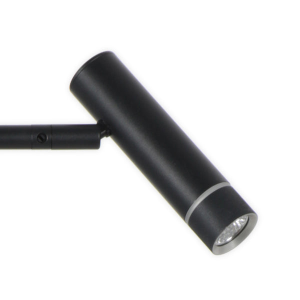Volari 4709zw zwarte tafellamp met indirectlicht