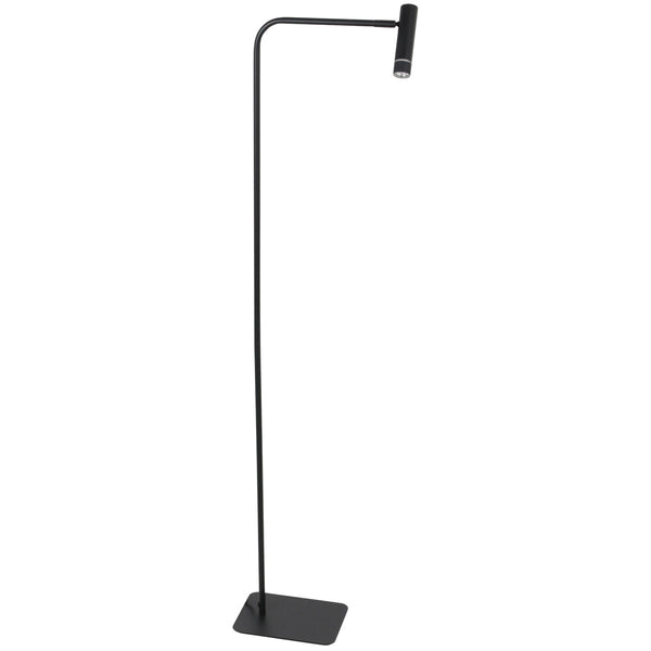 Volari 4710zw zwarte vloerlamp met warm licht