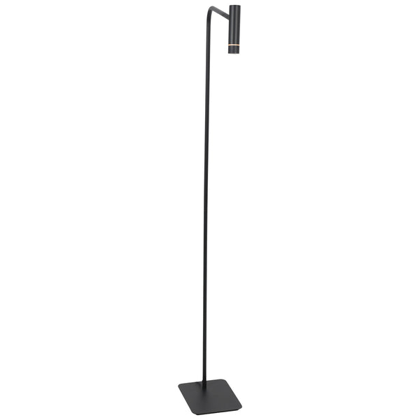 Volari 4710zw zwarte vloerlamp met warm licht