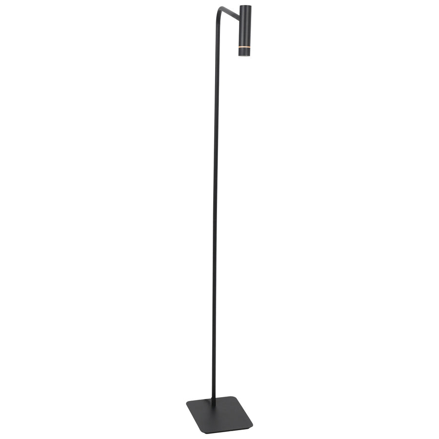 Volari 4710zw zwarte vloerlamp met warm licht