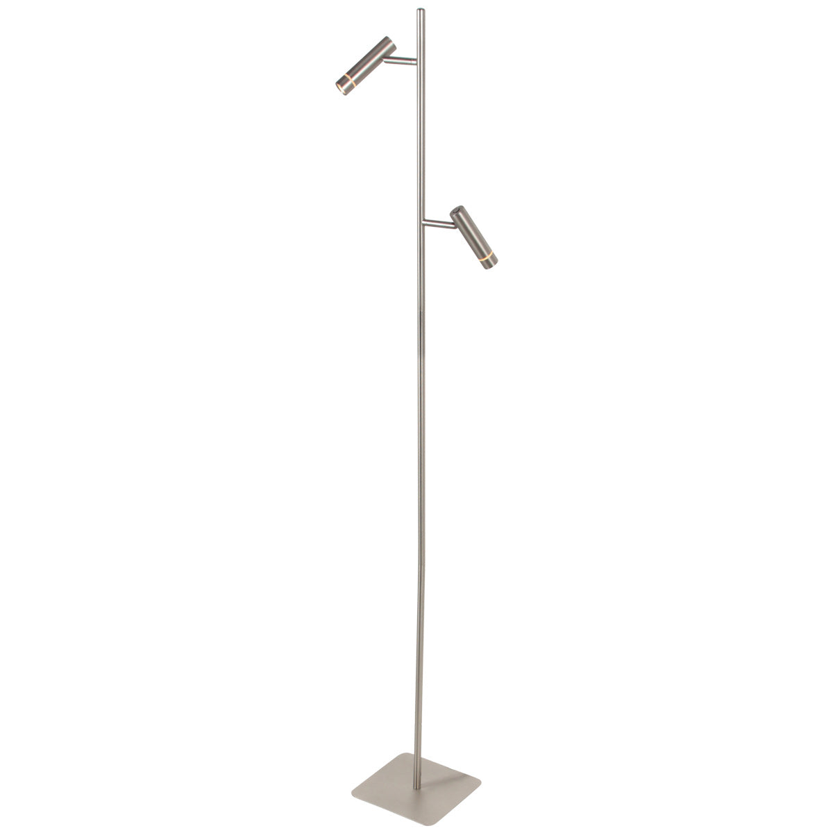 Vloerlamp volari 4711st stalen 2-lichts met dim to warm led
