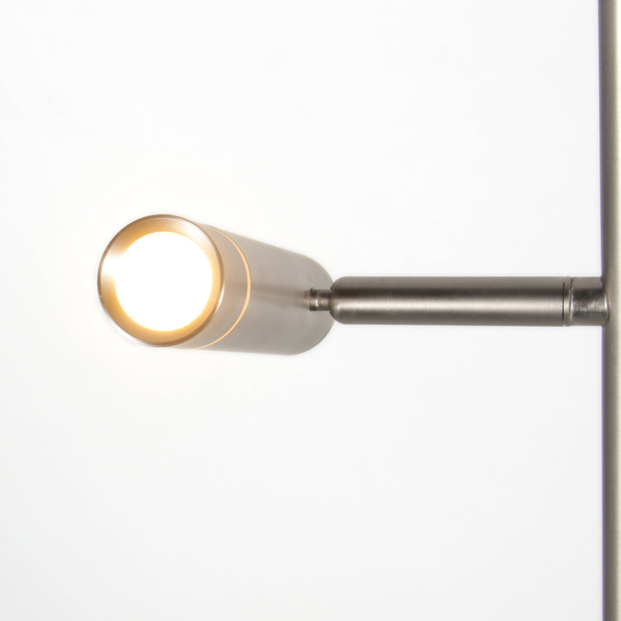 Vloerlamp volari 4711st stalen 2-lichts met dim to warm led