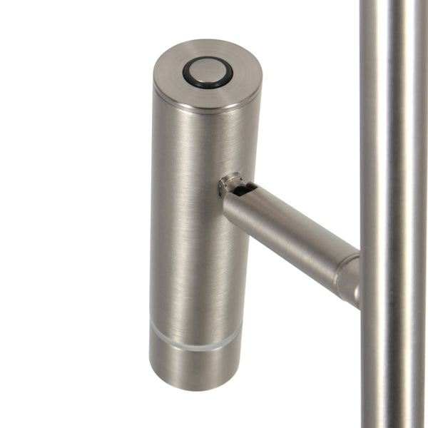Vloerlamp volari 4711st stalen 2-lichts met dim to warm led