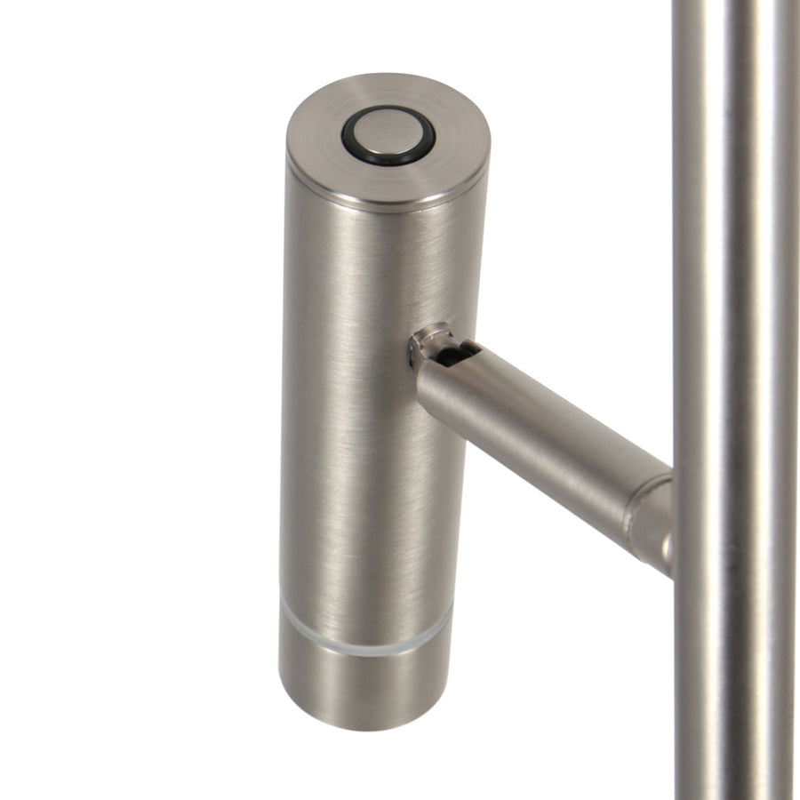 Vloerlamp volari 4711st stalen 2-lichts met dim to warm led
