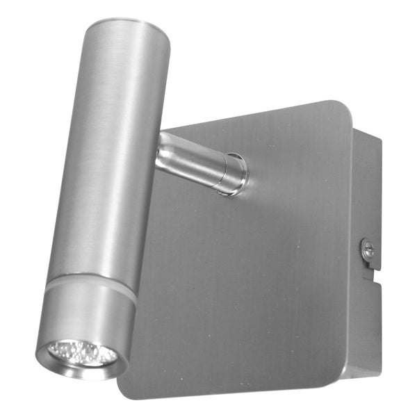Wandlamp volari 4712st stalen led spot met leescomfort