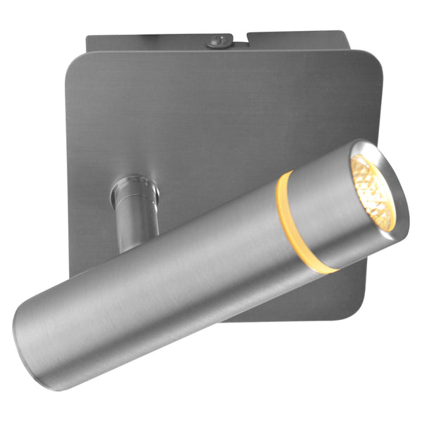 Wandlamp volari 4712st stalen led spot met leescomfort