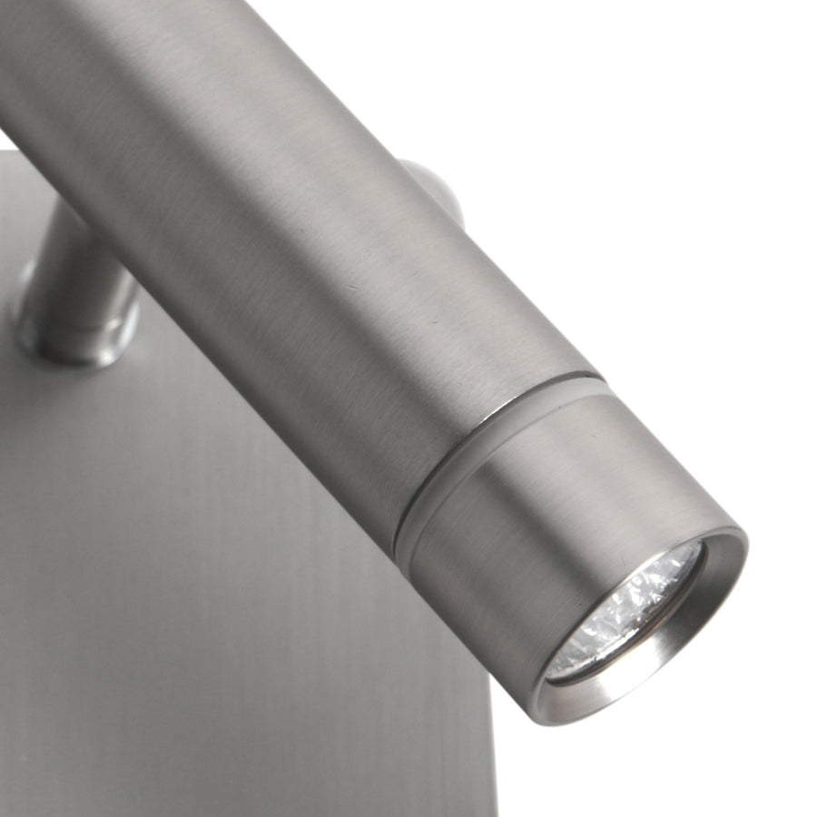 Wandlamp volari 4712st stalen led spot met leescomfort