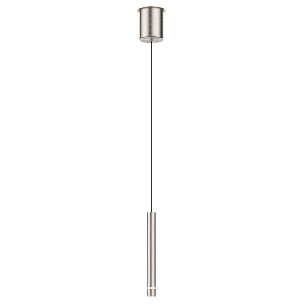 Hanglamp volari 4714st stalen pendellamp met warm led-licht
