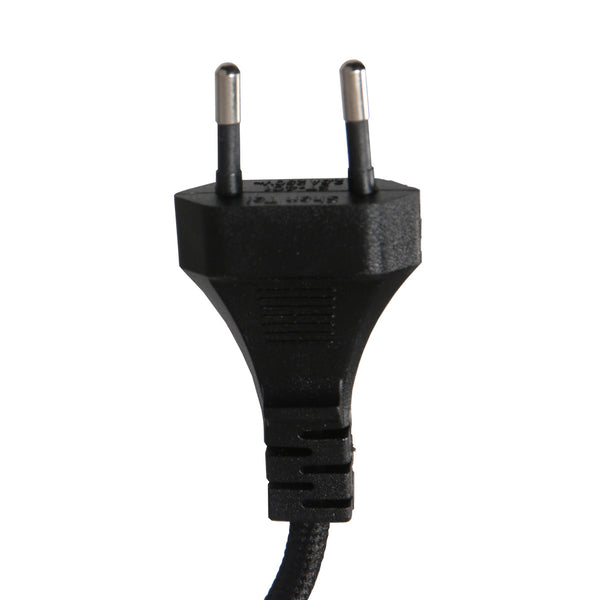 Vloerlamp stang 4724zw met gouden velours kap en leeslicht