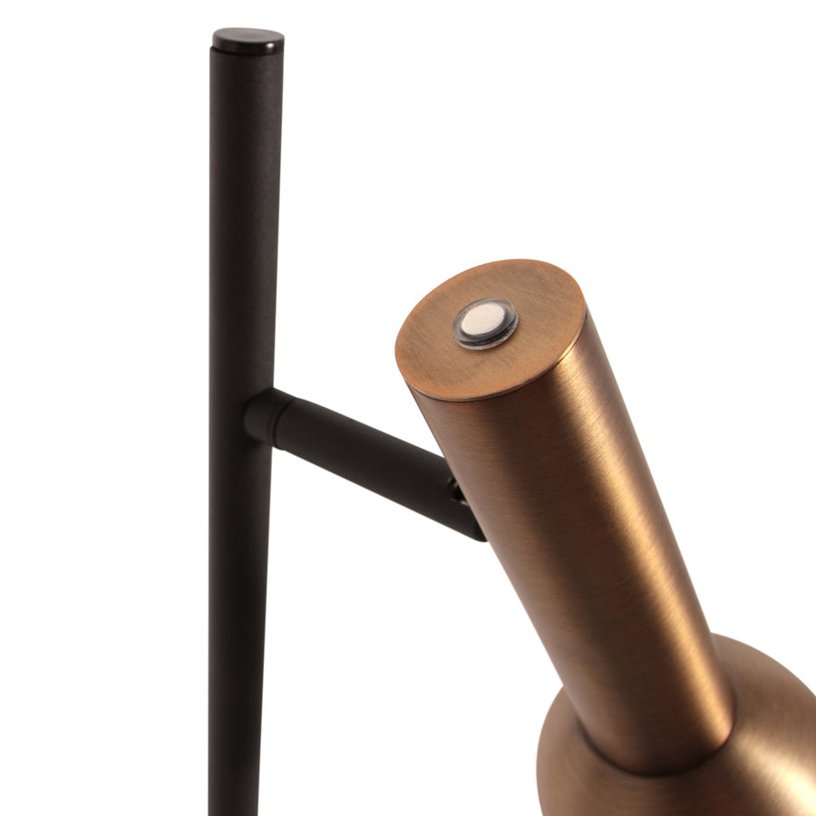 Leeslamp kora 4731br – bronzen details met warm karakter