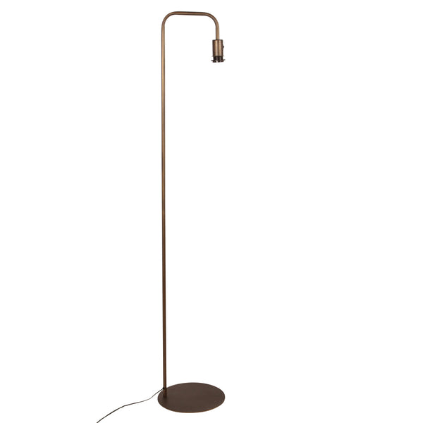 Vloerlamp brons stang 4737br met e27 fitting, zonder kap