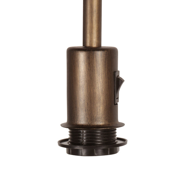 Vloerlamp brons stang 4737br met e27 fitting, zonder kap
