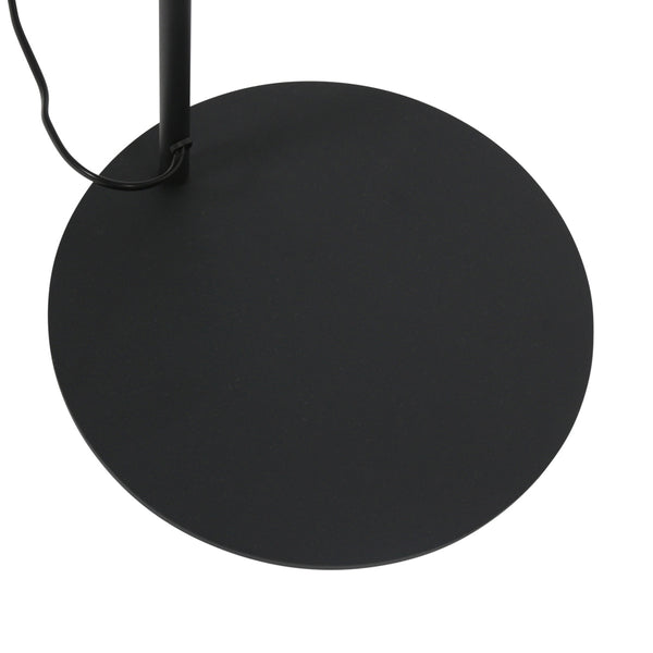 Vloerlamp zwart stang 4737zw met e27 fitting, zonder kap