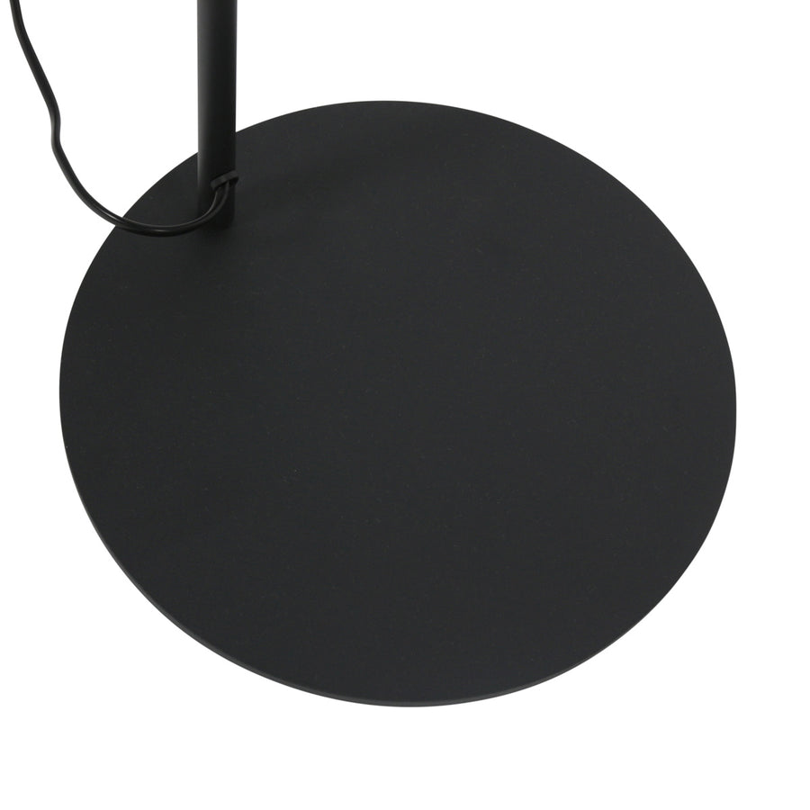Vloerlamp zwart stang 4737zw met e27 fitting, zonder kap