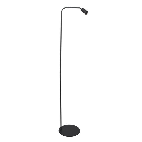 Vloerlamp stang 4738zw zwart armatuur met slank design