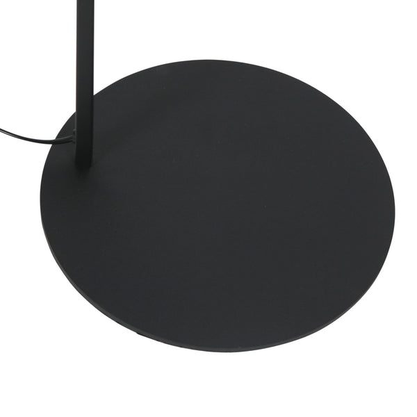 Vloerlamp stang 4738zw zwart armatuur met slank design