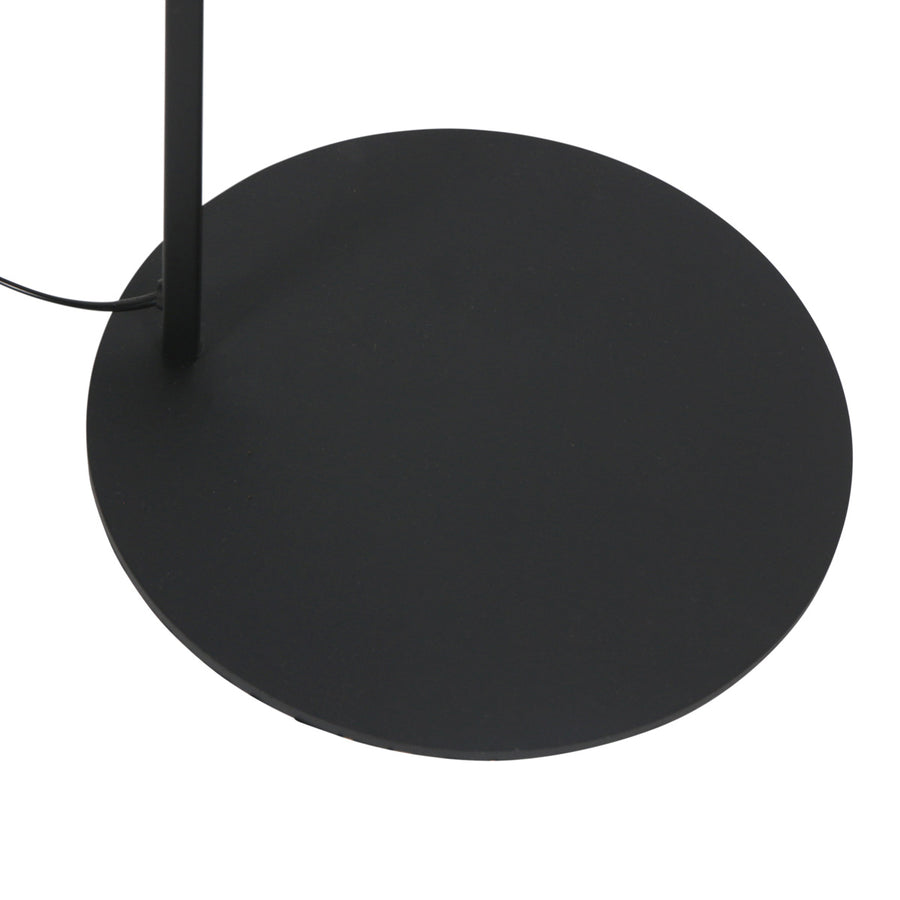 Vloerlamp stang 4738zw zwart armatuur met slank design