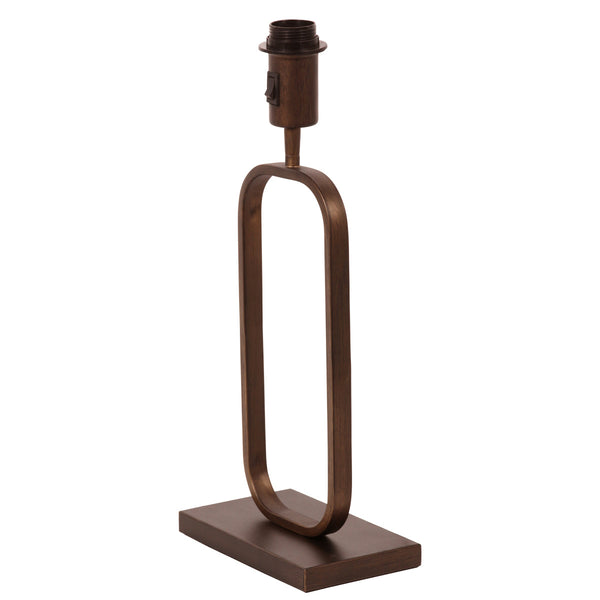 Bronzen tafellamp stang 4739br sfeerlamp zonder kap