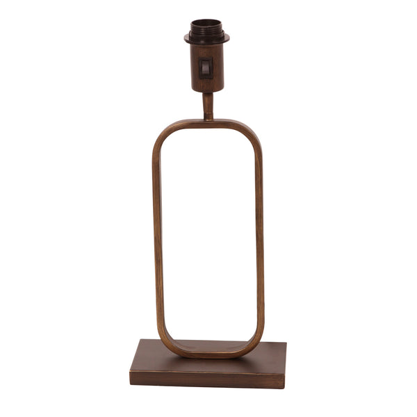 Bronzen tafellamp stang 4739br sfeerlamp zonder kap