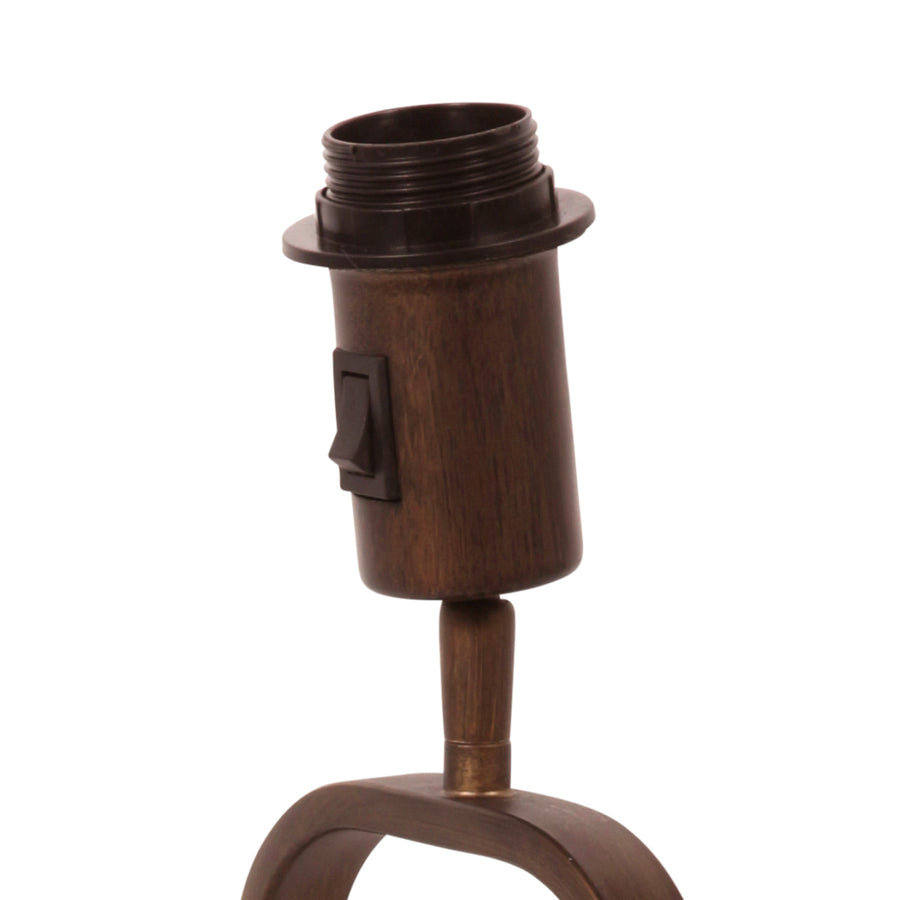 Bronzen tafellamp stang 4739br sfeerlamp zonder kap