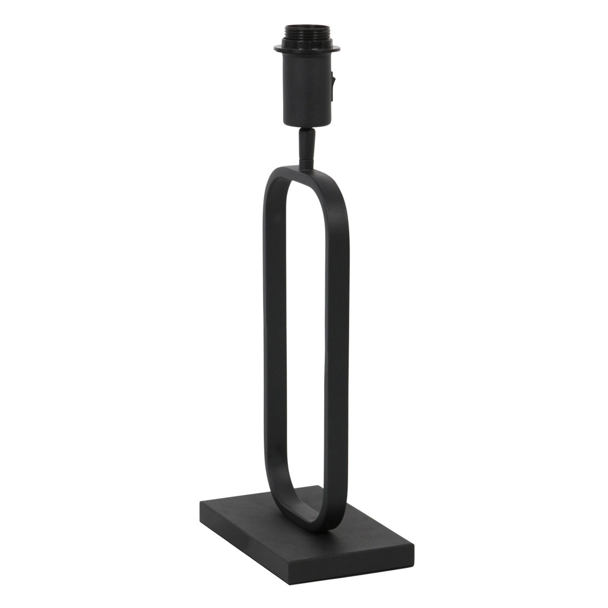 Zwarte tafellamp stang 4739zw metalen design zonder kap