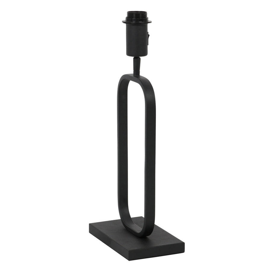 Zwarte tafellamp stang 4739zw metalen design zonder kap
