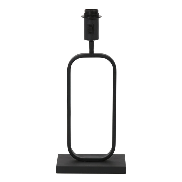 Zwarte tafellamp stang 4739zw metalen design zonder kap