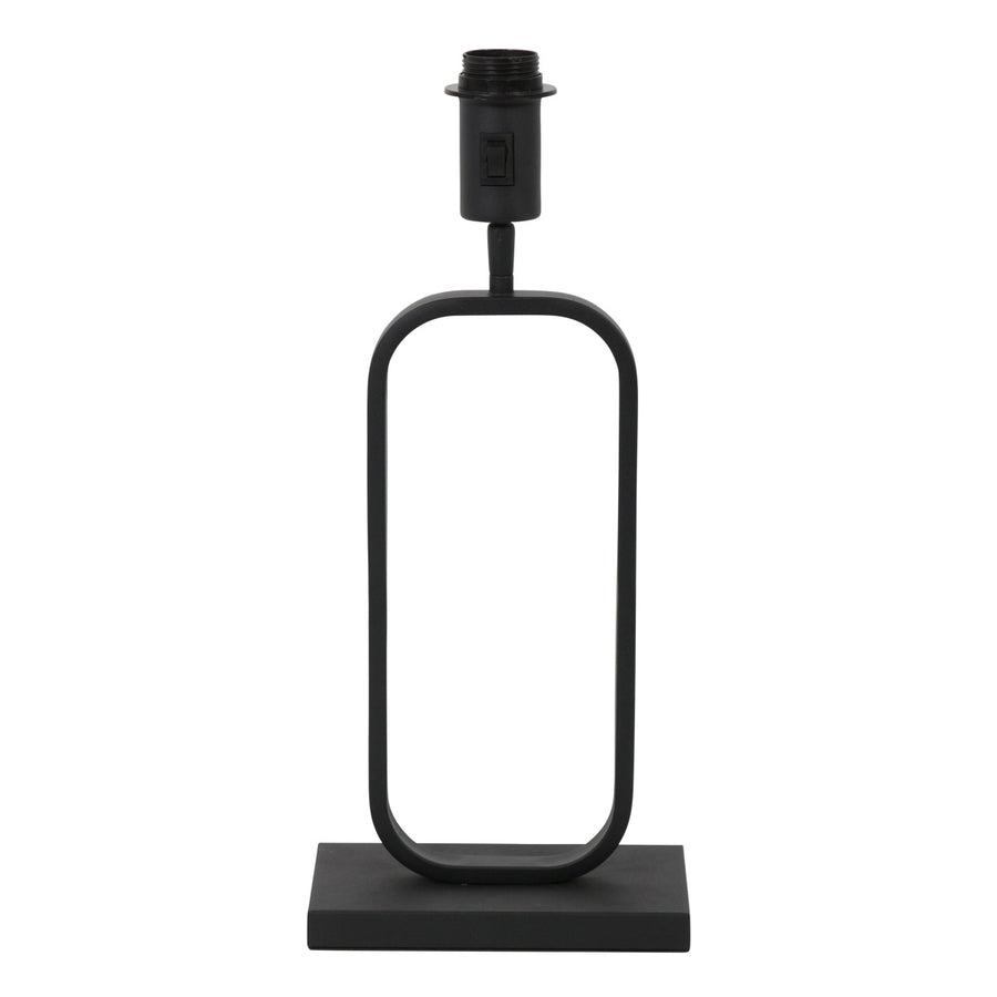 Zwarte tafellamp stang 4739zw metalen design zonder kap