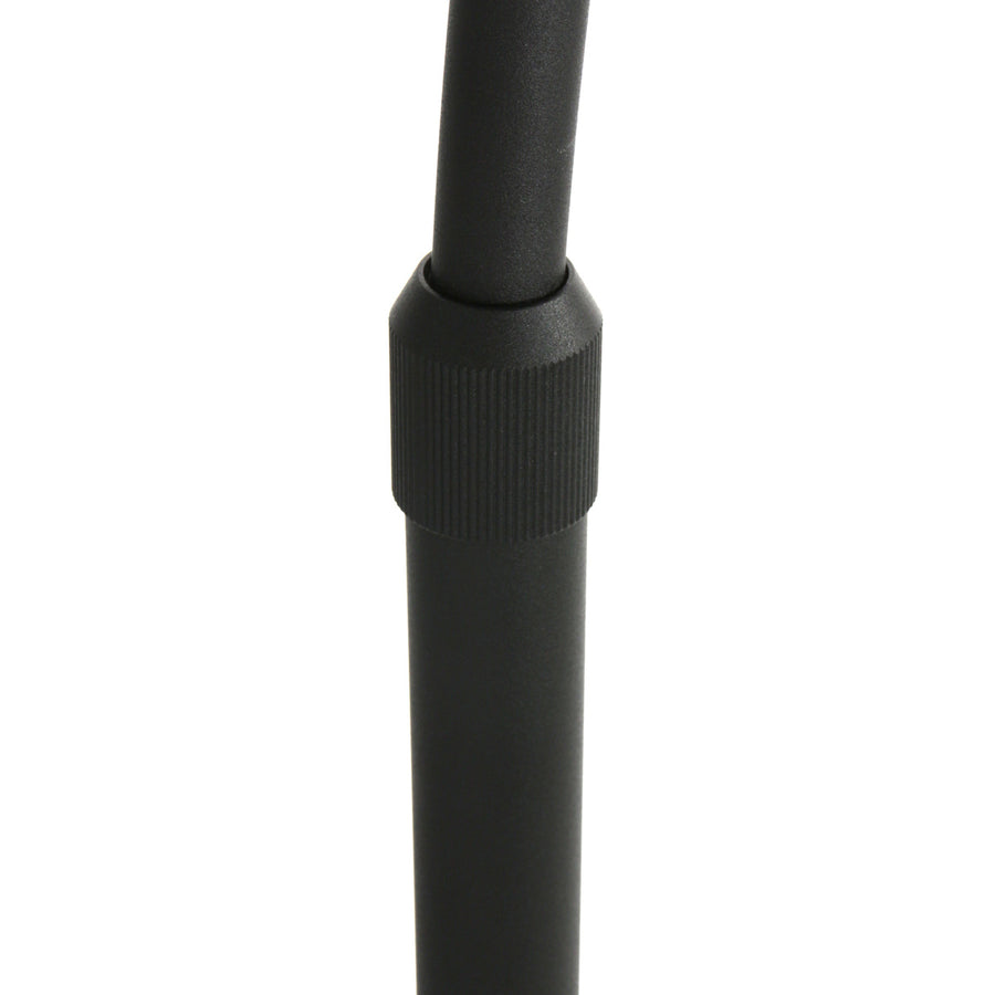 Booglamp ringlux 4742zw, zwarte booglamp met grote ledring