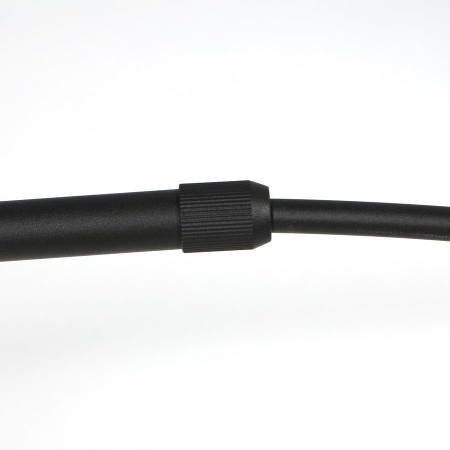 Booglamp ringlux 4742zw, zwarte booglamp met grote ledring
