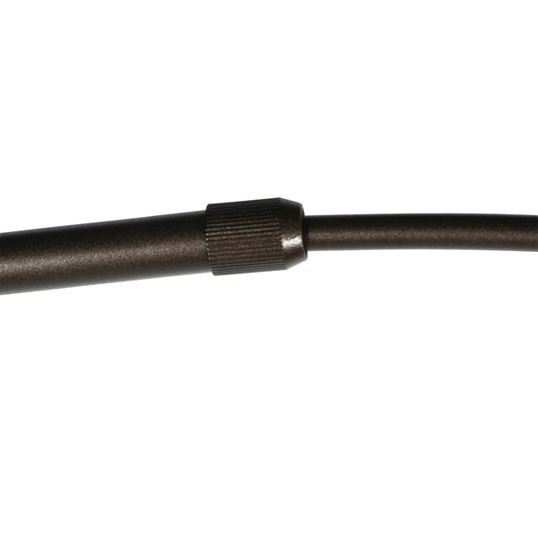 Booglamp luma nola 4755ca cacao met witte zijden kap